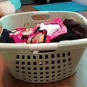 Basket full of clothes